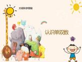 幼儿园大班科学领域《认识单双数》课件+教案