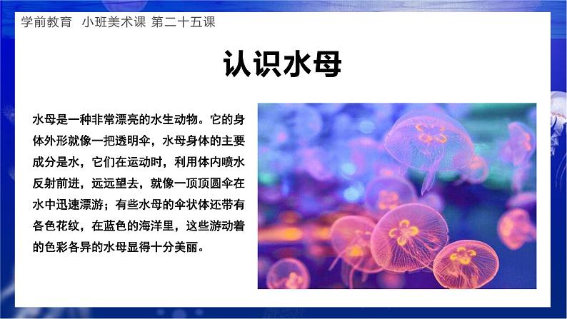 幼儿园小班美术课 第二十五课《漂亮的水母》课件+教案03