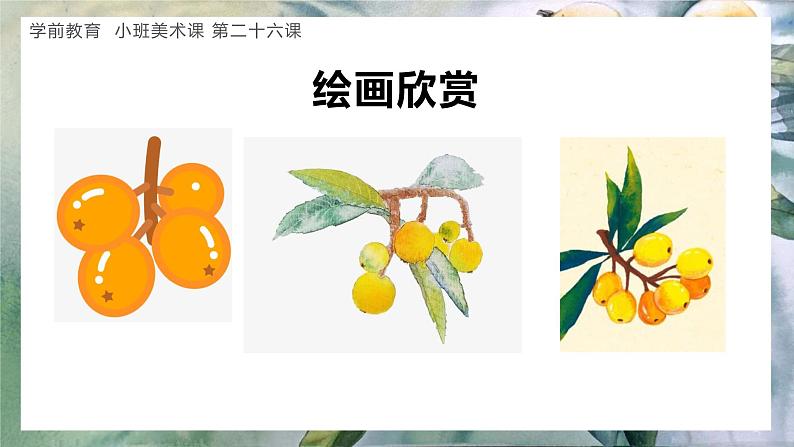 幼儿园小班美术课 第二十六课《枇杷果果》课件+教案07