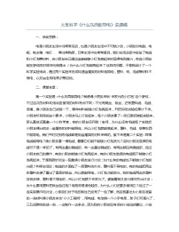 大班科学《什么东西能导电》说课稿教案