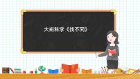 大班科学《找不同》课件