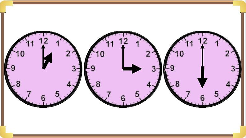 大班数学《认识整点、半点》课件03