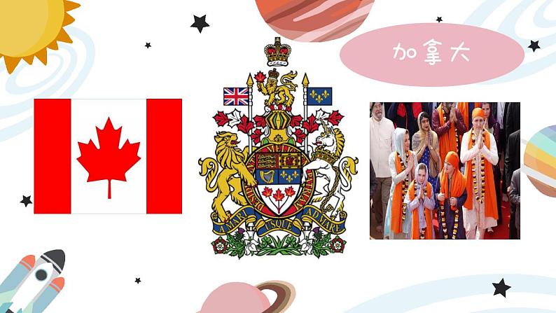 幼儿园中班艺术音乐活动环球系列之加拿大《Going over the sea》课件第4页