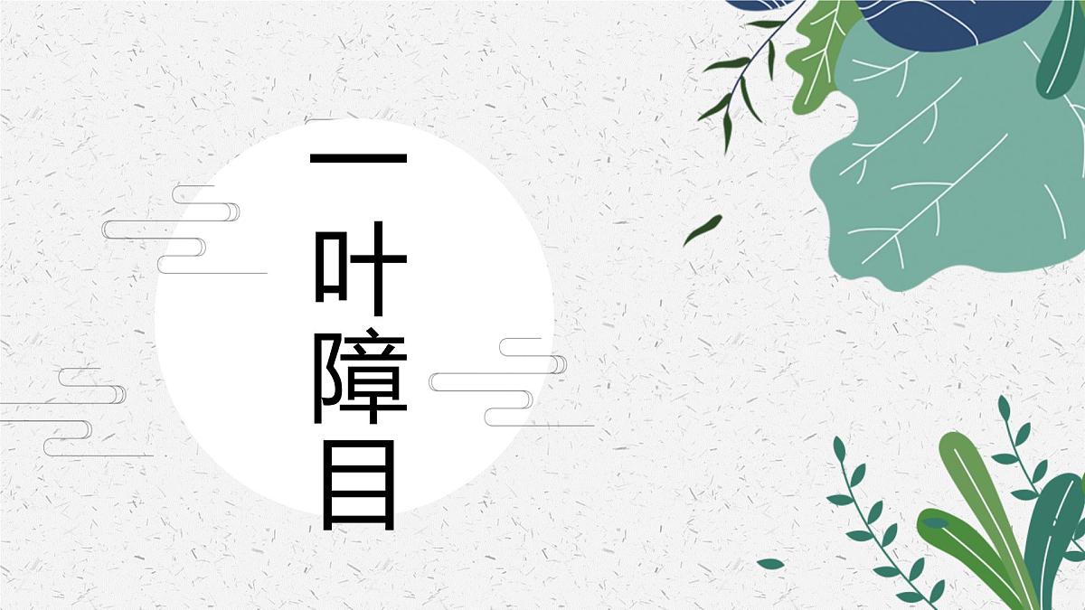 一叶障目 少儿美术课件第1页