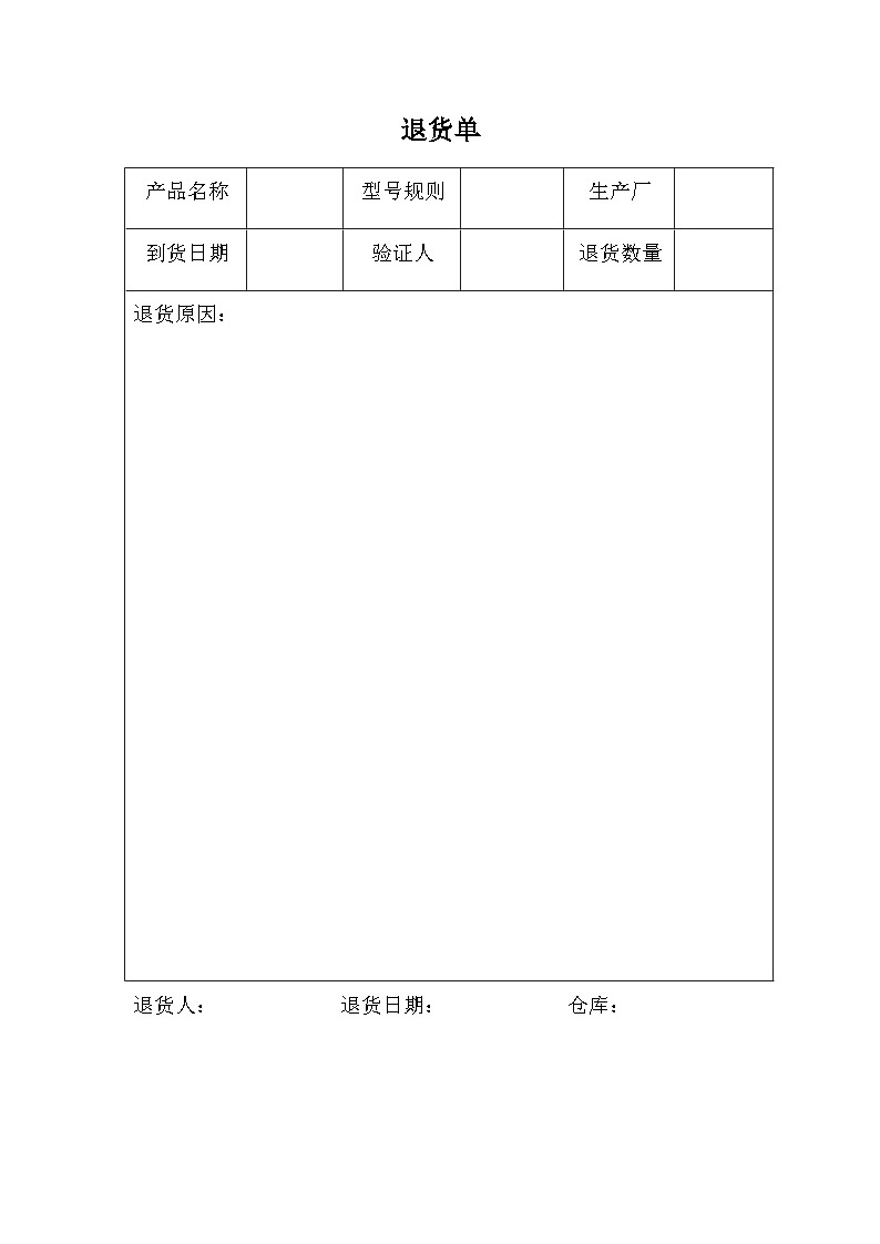 退货单 申请 学案01