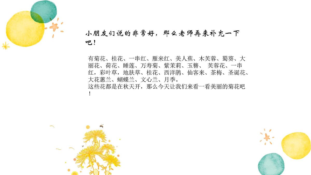 大班  美丽的菊花》+课件第5页