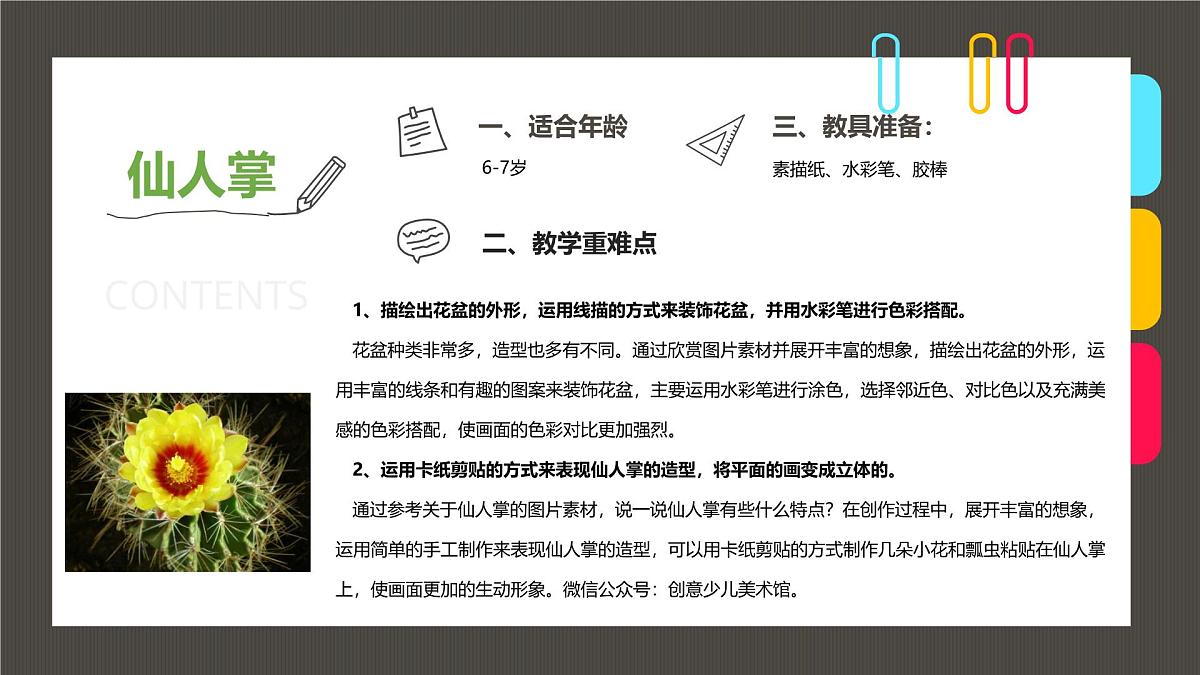 大班《-仙人掌》+课件第2页