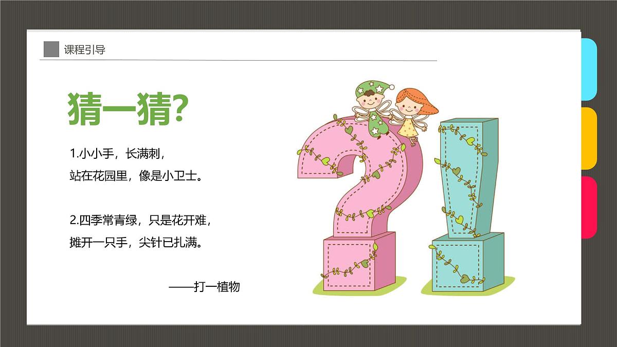 大班《-仙人掌》+课件第4页