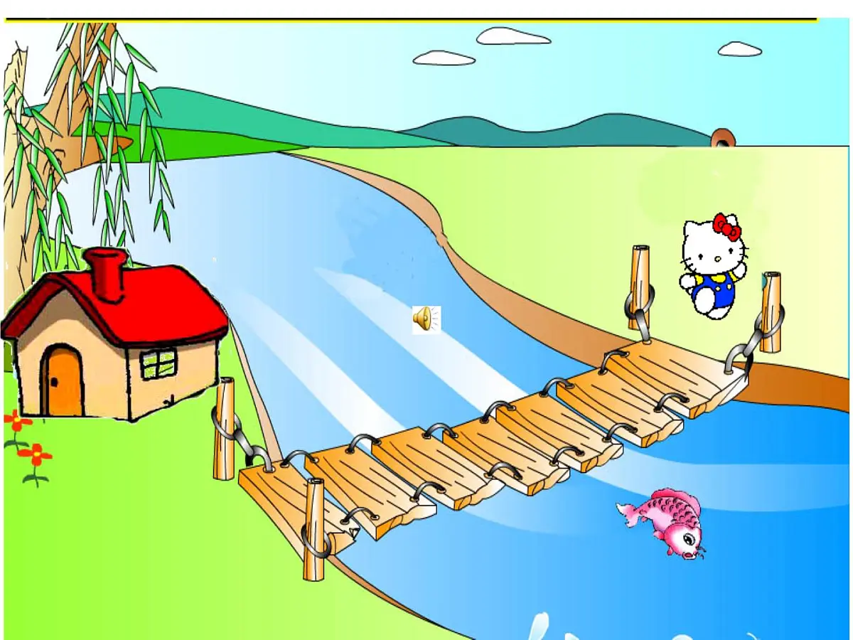 幼儿园小班语言课件PPT：小动物过桥第4页
