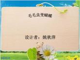 幼兒園小班科學(xué)課件ppt：毛毛蟲變蝴蝶