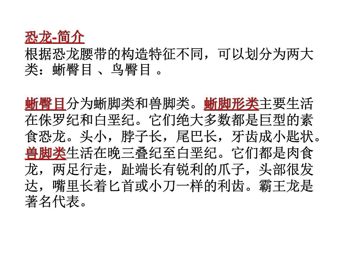 幼儿园大班科学教学PPT：恐龙第2页