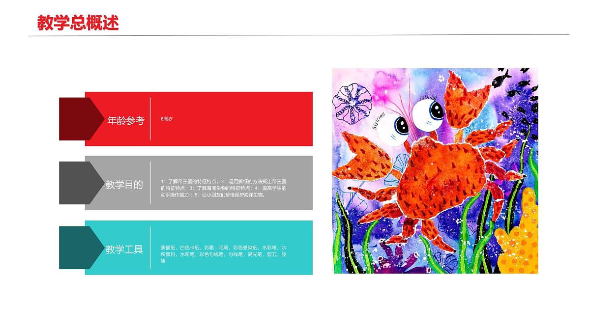 学前教育大班《帝王蟹》课件第2页