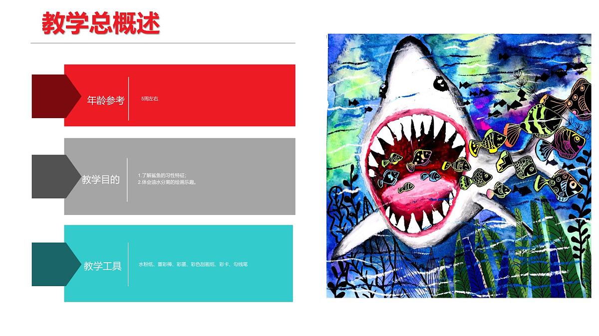 学前教育大班《大鱼吃小鱼》课件第2页