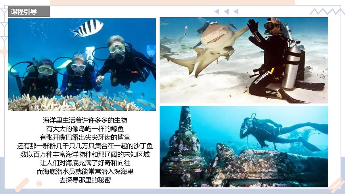 学前教育大班《海底潜水员》课件第7页