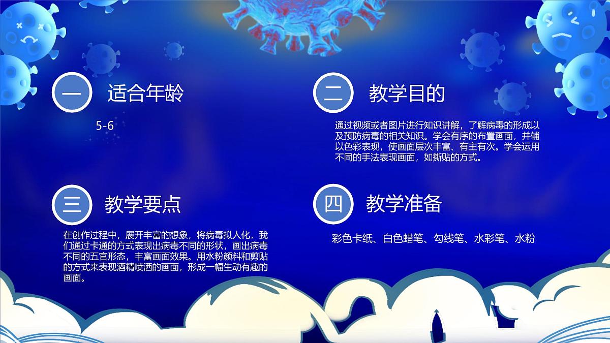学前教育大班《滚蛋吧新冠病菌》课件第2页