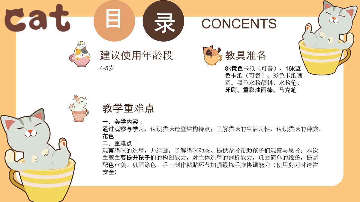学前教育大班《爱玩泡沫的线球猫》课件第2页
