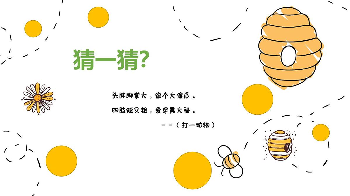 学前教育大班《蜂蜜熊》课件第4页