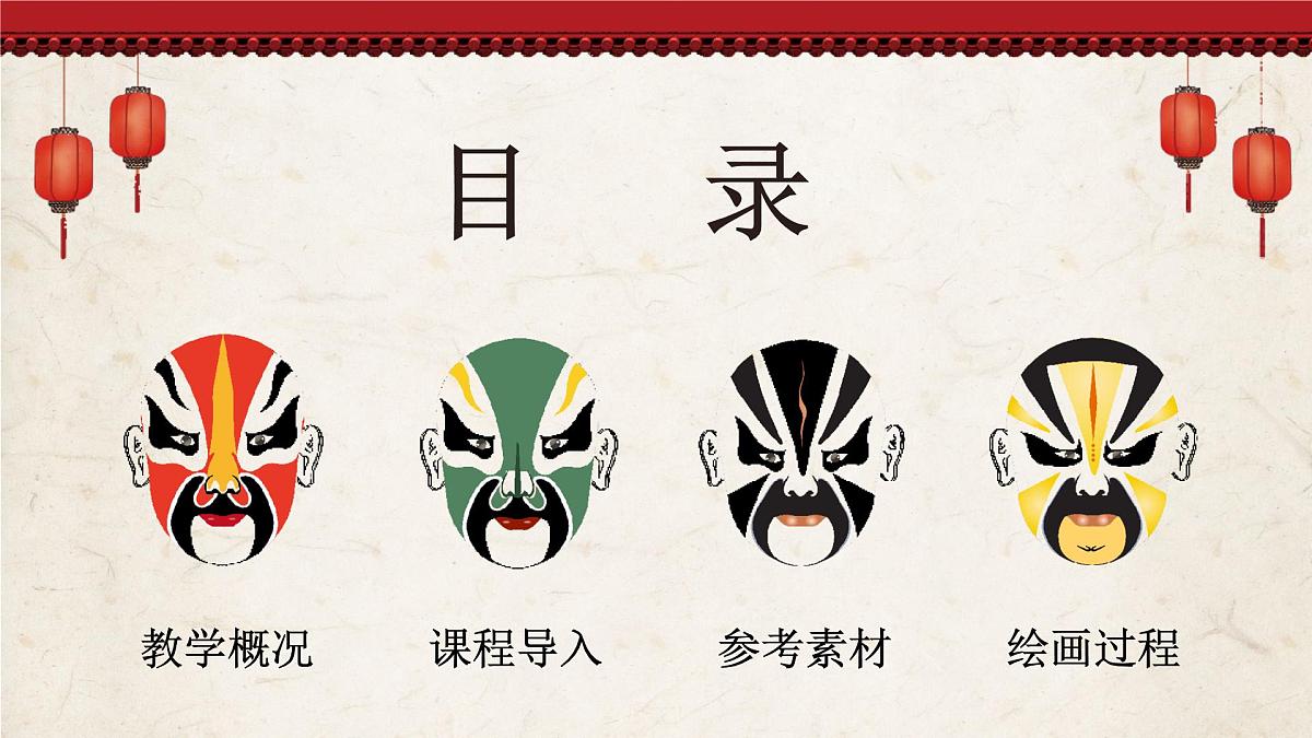 学前教育大班《京剧脸谱》课件第2页