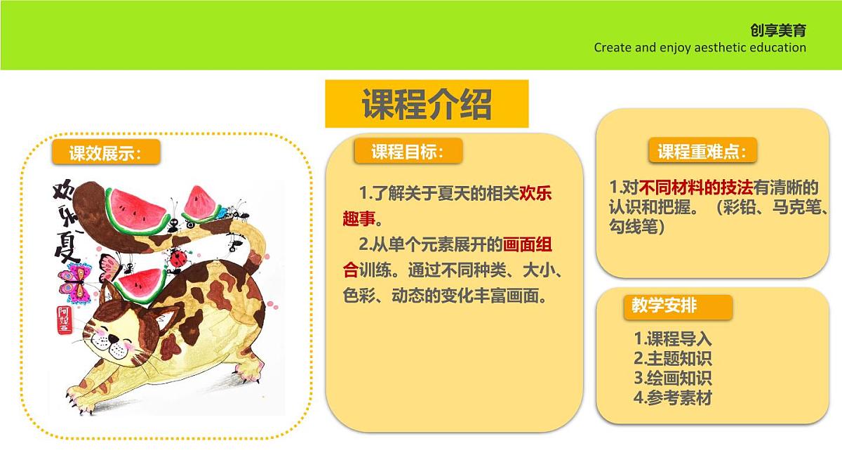 学前教育大班《欢乐一夏》课件第2页