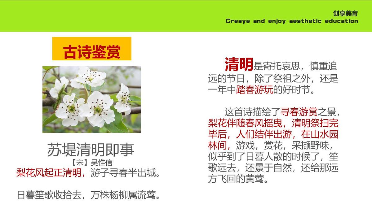 学前教育大班《梨花风起正清明》课件第5页