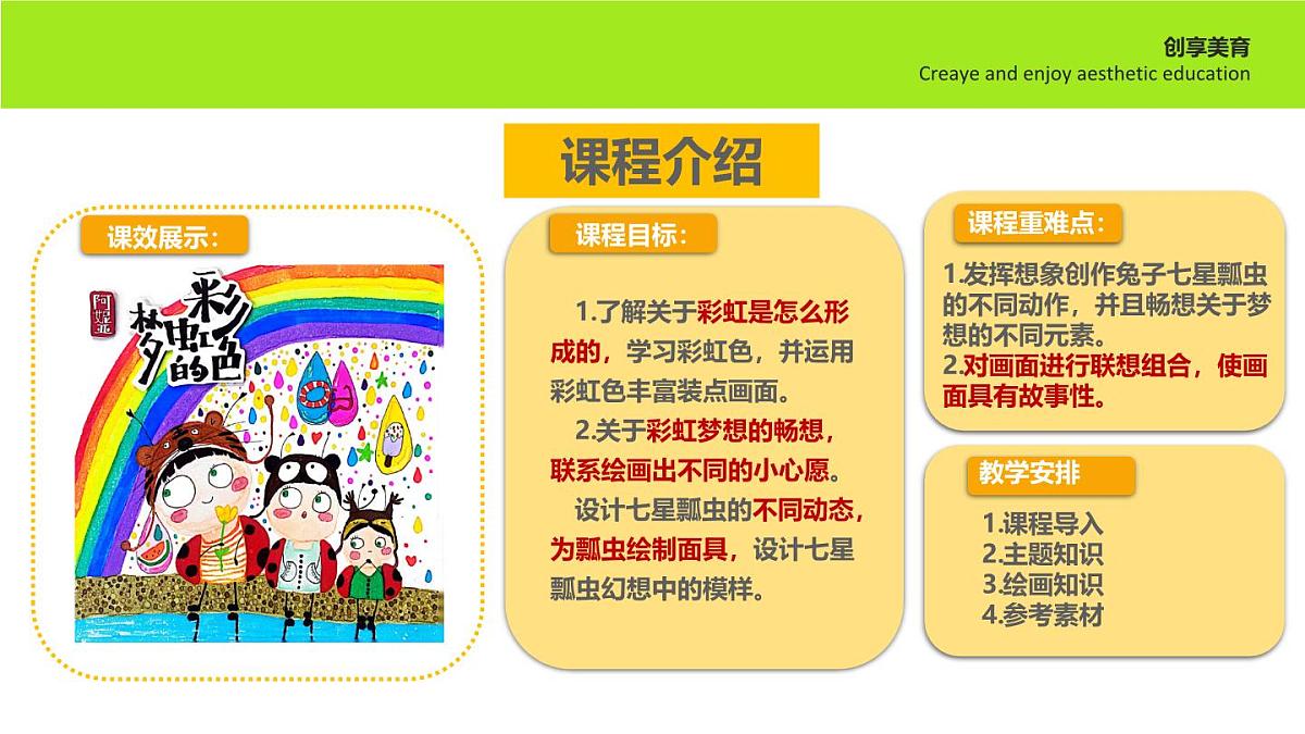 学前教育大班《彩虹色的梦》课件第2页