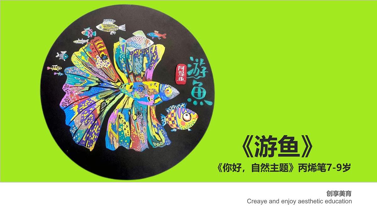 学前教育大班《游鱼》课件第1页