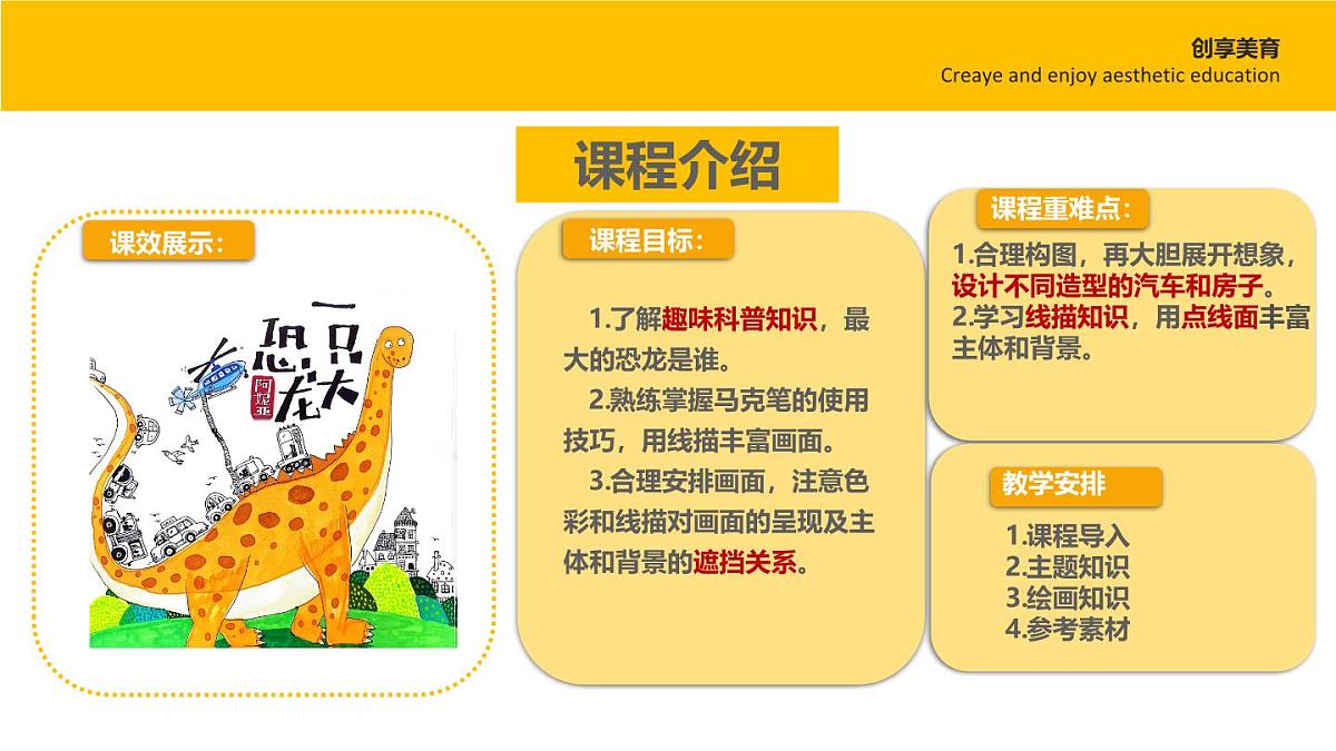 学前教育大班《一只大恐龙》课件第2页