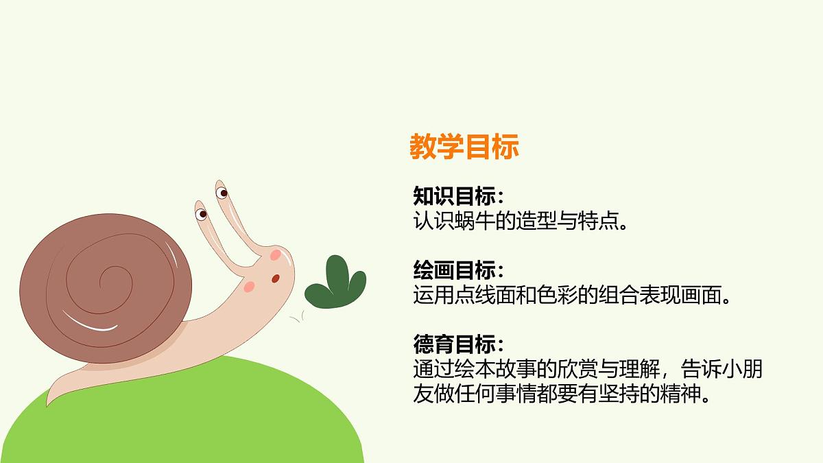 学前教育大班《爱旅行的小蜗牛》课件第3页