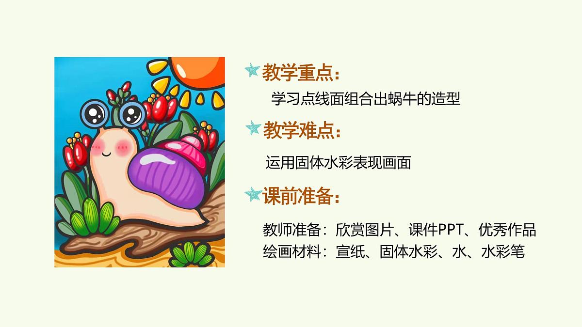 学前教育大班《爱旅行的小蜗牛》课件第4页