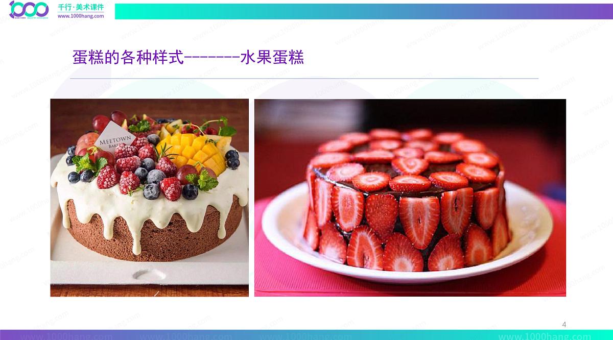 学前教育大班《水果蛋糕》课件第4页