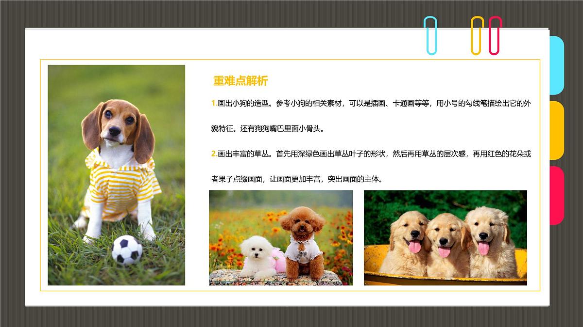 学前教育大班《爱吃骨头的小狗》课件第2页