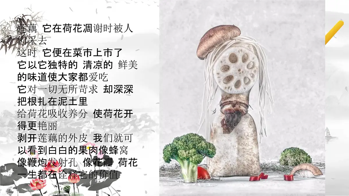 学前教育大班《莲藕》课件第8页