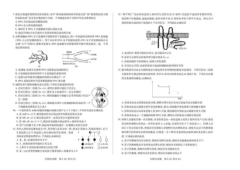 生物高二皖豫名校联盟第2页