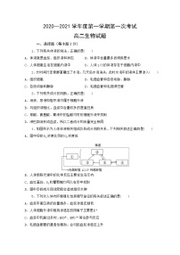 2021陕西省洛南中学高二上学期开学考试生物试题含答案