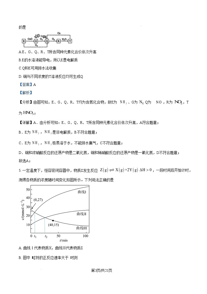 2025年1月山西、陕西、宁夏、青海普通高等学校招生考试适应性测试（八省联考）化学试题含解析第3页