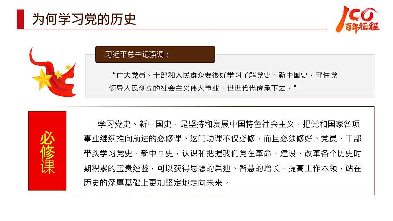 奋斗百年路 启航新征程 ——心得体会汇报课件第6页