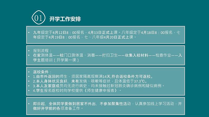 开学防疫班会课课件第5页