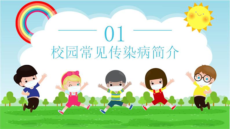 主题班会课件——校园防疫知识03