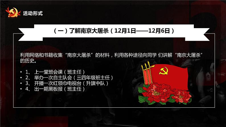 2021年国家公祭日南京大屠杀84周年活动策划 课件-2021-2022学年高中主题班会第8页