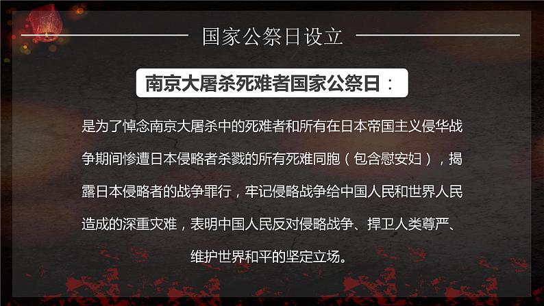 2021年勿忘国耻 国家公祭日 课件-2021-2022学年高中主题班会第4页