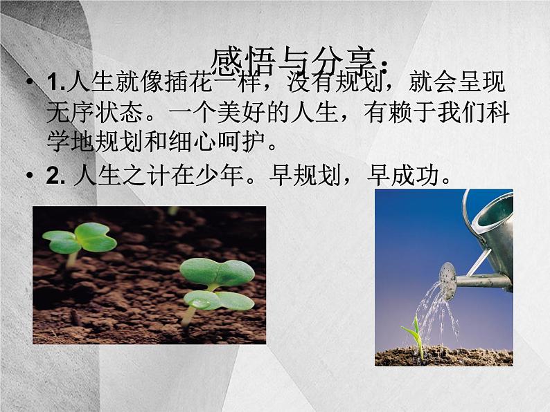 班会课件推荐-插花人生04