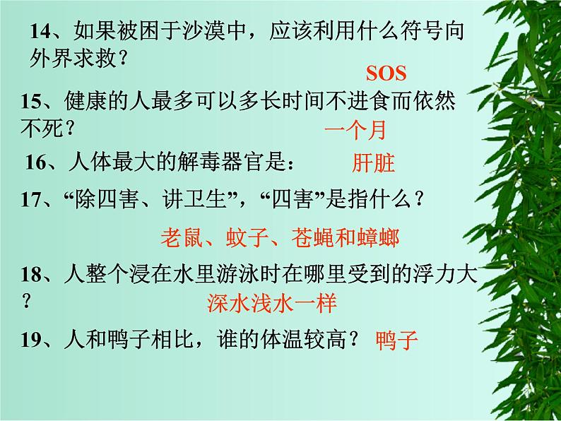 班会课件推荐-开心词典百科知识竞赛第8页