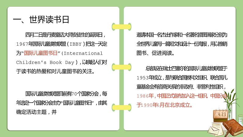 世界读书日：书籍是进步的阶梯主题班会PPT课件第5页