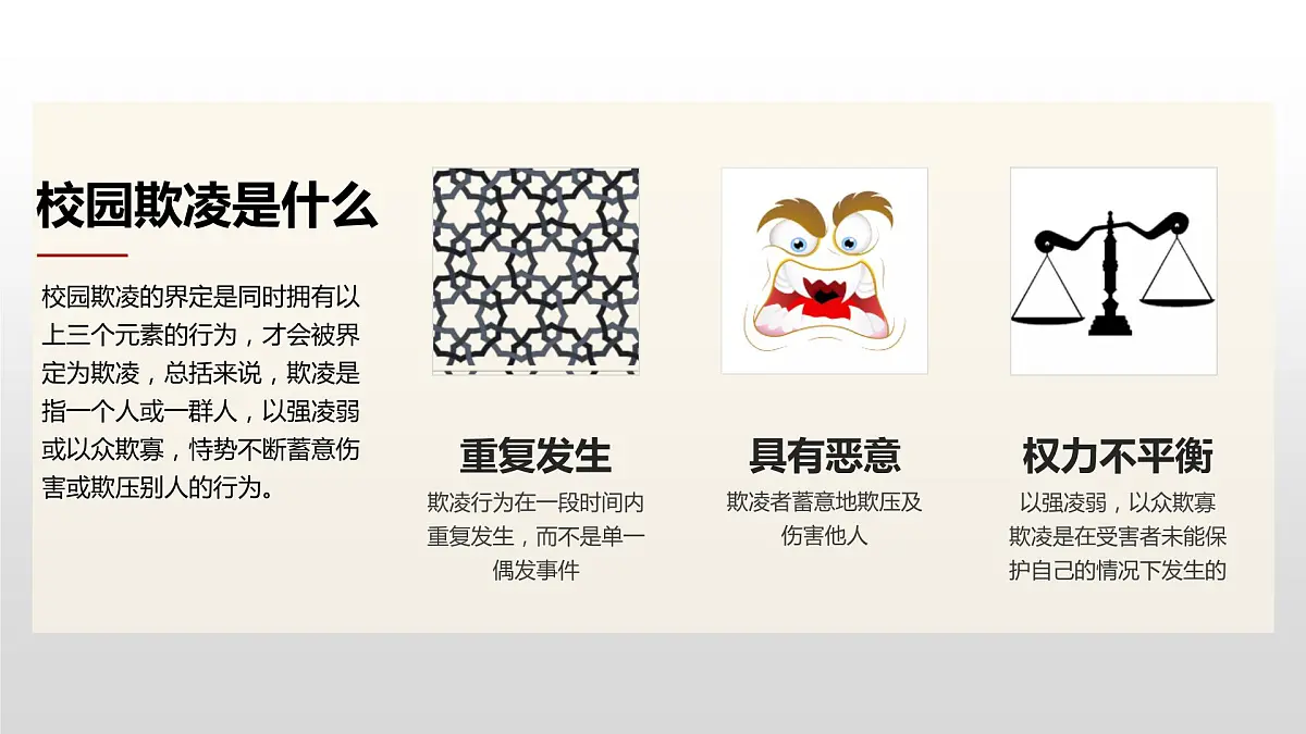 中学生主题班会课件------增加法制观念，反校园欺凌第3页