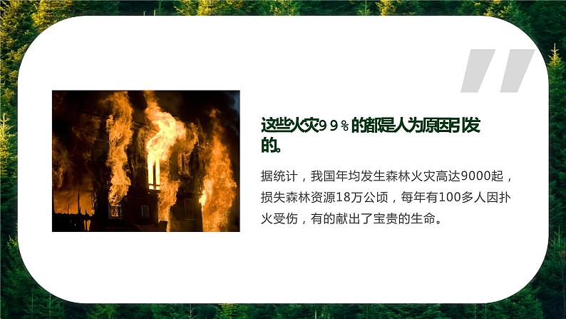 《清明节森林防火安全》教育主题班会课件PPT第8页