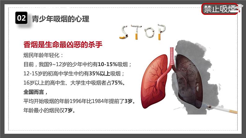 初中主题班会----世界无烟日---珍爱生命远离香烟PPT课件第8页