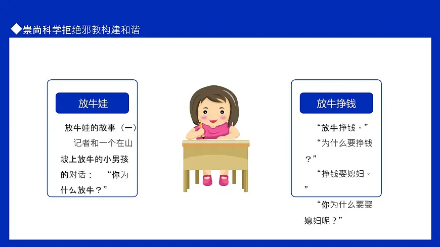 初中生主题教育班会---走向和谐崇尚科学拒绝邪教PPT课件第2页