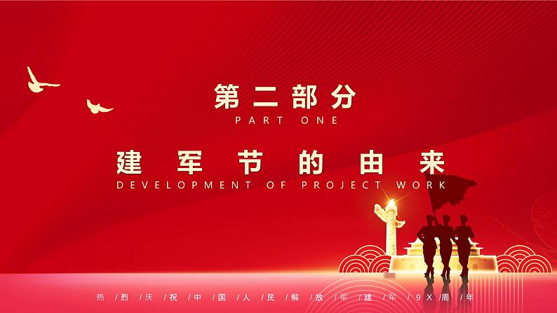 8.1 建军节《不忘初心 砥砺前行》PPT课件07