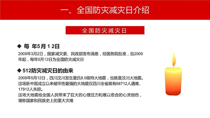 中小学安全主题班会----2022全国防灾减灾日--减轻灾害风险守护美好家园主题防灾减灾日专题课件PPT第4页