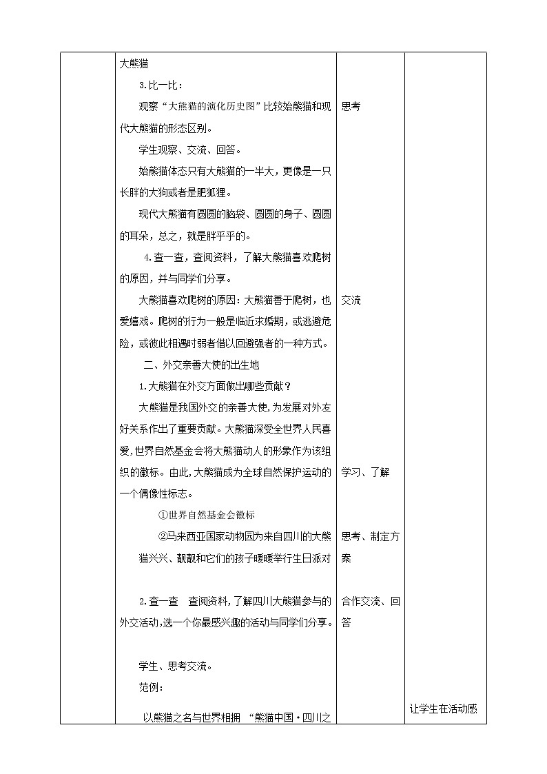 川教版4-6可爱的四川 1 享誉世界的超级明星—国宝大熊猫 课件+教案+素材02